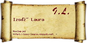 Izsó Laura névjegykártya